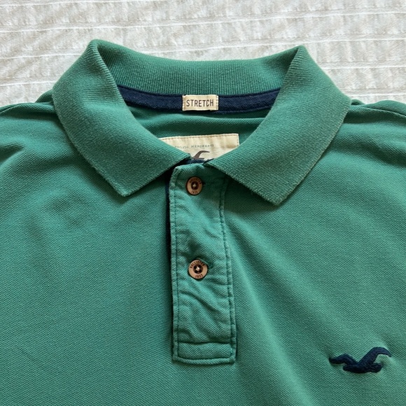 Green Hollister Polo Men’s Small - Picture 2 of 5